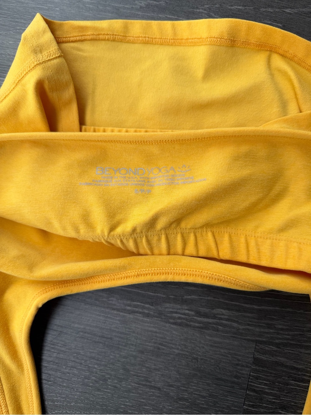 Beyond Yoga Yellow Spacedye Halter Tank - Picture 4 of 4